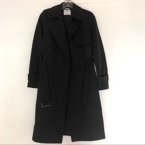 Mango Black Trench Coat